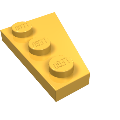 Part 43723 - Wedge, Plate 3 x 2 Left - De BrickPlaats