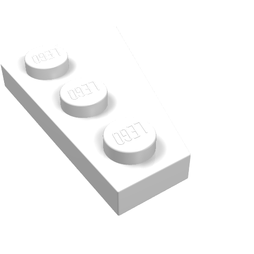 Part 43723 - Wedge, Plate 3 x 2 Left - De BrickPlaats