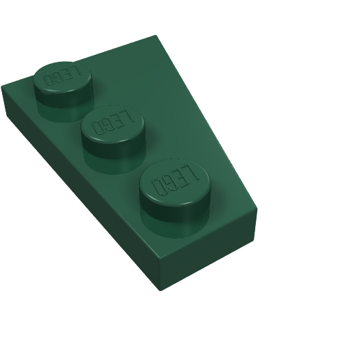 Part 43723 - Wedge, Plate 3 x 2 Left - De BrickPlaats