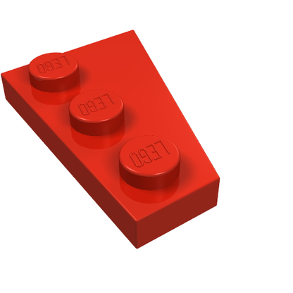 Part 43723 - Wedge, Plate 3 x 2 Left - De BrickPlaats
