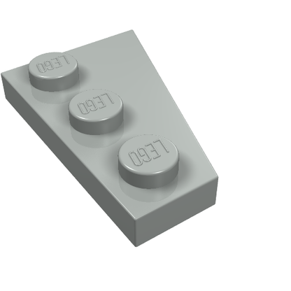 Part 43723 - Wedge, Plate 3 x 2 Left - De BrickPlaats