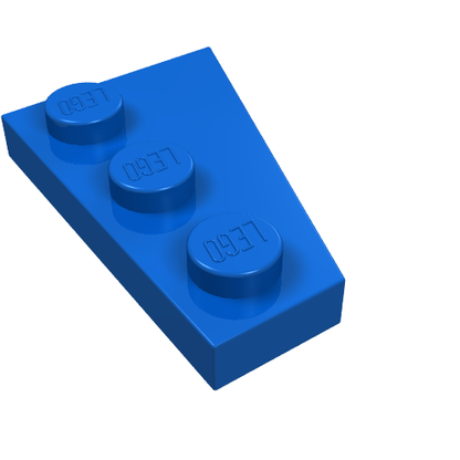 Part 43723 - Wedge, Plate 3 x 2 Left - De BrickPlaats