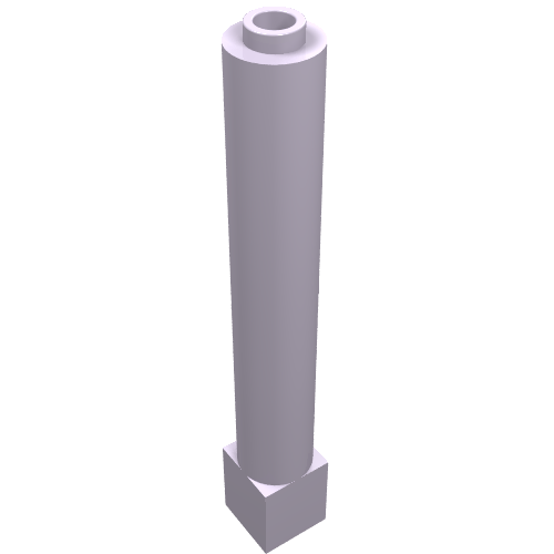 Part 43888 - Support 1 x 1 x 6 Solid Pillar - De BrickPlaats