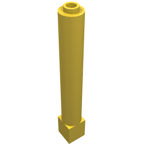 Part 43888 - Support 1 x 1 x 6 Solid Pillar - De BrickPlaats