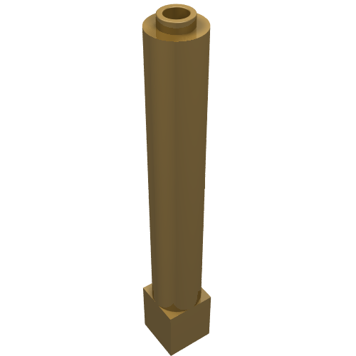Part 43888 - Support 1 x 1 x 6 Solid Pillar - De BrickPlaats