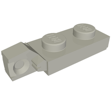 Part 44301a - Hinge Plate 1 x 2 Locking with 1 Finger on End with Bottom Groove - De BrickPlaats