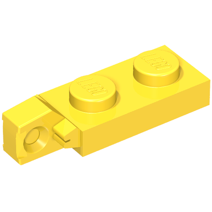 Part 44301b - Hinge Plate 1 x 2 Locking with 1 Finger on End without Bottom Groove - De BrickPlaats