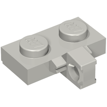 Part 44567a - Hinge Plate 1 x 2 Locking with 1 Finger on Side with Bottom Groove - De BrickPlaats