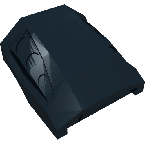 Part 44675 - Slope, Curved 2 x 2 with Debossed Side Ports - De BrickPlaats