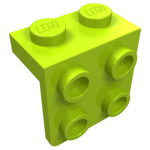 Part 44728 - Bracket 1 x 2 - 2 x 2 - De BrickPlaats