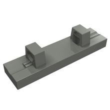 Part 44822 - Hinge Tile 1 x 4 Locking Dual 1 Finger on Top - De BrickPlaats