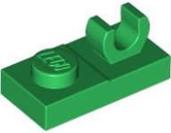 Part 44861 - Plate, Modified 1 x 2 with Open O Clip on Top - De BrickPlaats