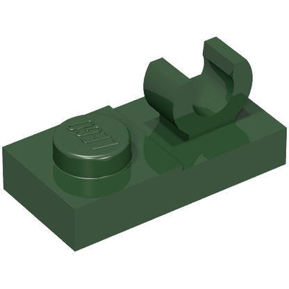 Part 44861 - Plate, Modified 1 x 2 with Open O Clip on Top - De BrickPlaats