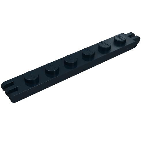 Part 4504 - Hinge Plate 1 x 6 with 2 and 3 Fingers On Ends - De BrickPlaats