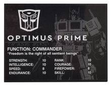 Part 4515pb070 - Slope 10 6 x 8 with Optimus Prime Pattern (Sticker) - Set 10302 - De BrickPlaats