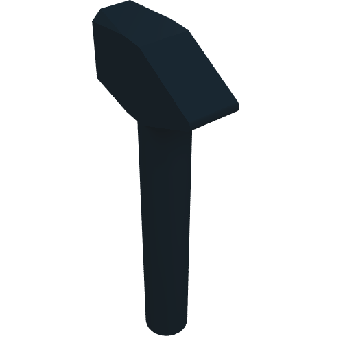 Part 4522 - Minifigure, Utensil Tool Mallet / Hammer - De BrickPlaats
