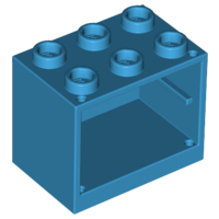 Part 4532b - Container, Cupboard 2 x 3 x 2 - Hollow Studs - De BrickPlaats