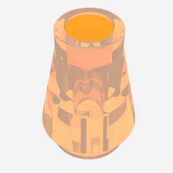 Part 4589 - Cone 1 x 1 - De BrickPlaats