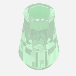 Part 4589 - Cone 1 x 1 - De BrickPlaats