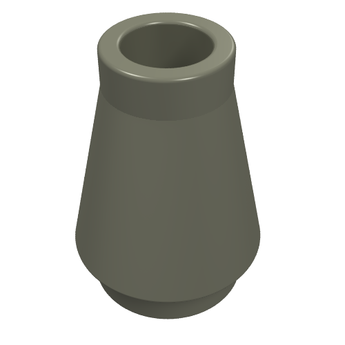 Part 4589 - Cone 1 x 1 - De BrickPlaats