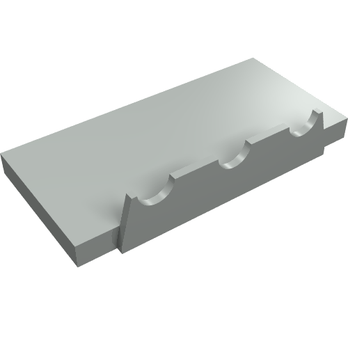 Part 4692 - Pneumatic Distribution Block 2 x 4 with Non-return Valve - De BrickPlaats