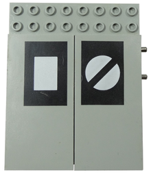 Part 4707pb01 - Electric, Train 12V Remote Control 8 x 10 with Switch Pattern - De BrickPlaats