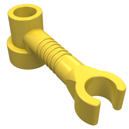Part 4735 - Bar 1 x 3 with Clip and Stud Holder (Robot Arm) - De BrickPlaats