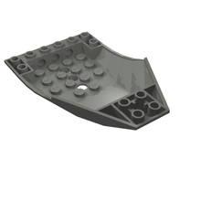 Part 47406 - Cockpit 10 x 6 x 2 Curved - De BrickPlaats