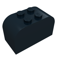 Part 4744 - Slope, Curved 4 x 2 x 2 Double with 4 Studs - De BrickPlaats