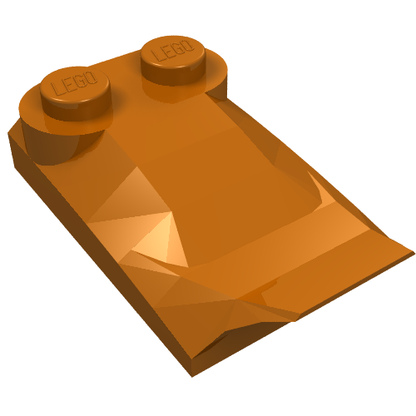Part 47456 - Slope, Curved 3 x 2 x 2/3 with 2 Studs, Wing End - De BrickPlaats