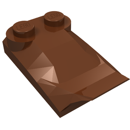 Part 47456 - Slope, Curved 3 x 2 x 2/3 with 2 Studs, Wing End - De BrickPlaats