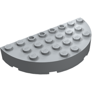 Part 47974 - Brick, Round Corner 4 x 8 Full Brick Double - De BrickPlaats