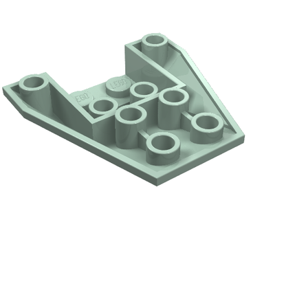 Part 4855 - Wedge 4 x 4 Triple Inverted with Connections between 2 Studs - De BrickPlaats