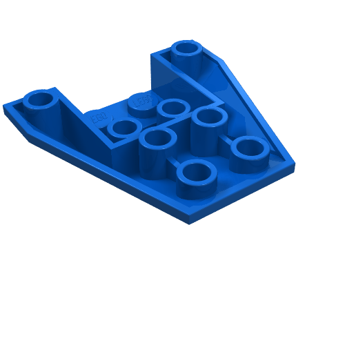 Part 4855 - Wedge 4 x 4 Triple Inverted with Connections between 2 Studs - De BrickPlaats