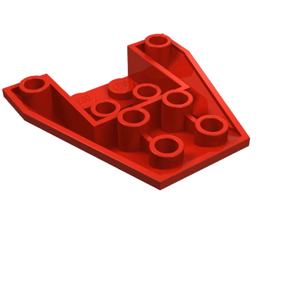 Part 4855 - Wedge 4 x 4 Triple Inverted with Connections between 2 Studs - De BrickPlaats