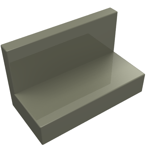 Part 4865 - Panel 1 x 2 x 1 - De BrickPlaats