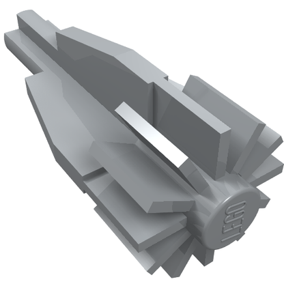 Part 4869 - Engine, Smooth Large, Center with Fan/Gear and Axle End - De BrickPlaats