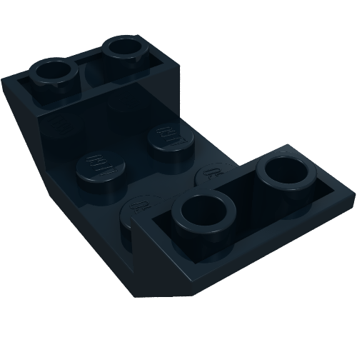 Part 4871 - Slope, Inverted 45 4 x 2 Double with 2 x 2 Cutout - De BrickPlaats
