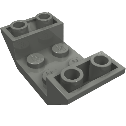 Part 4871 - Slope, Inverted 45 4 x 2 Double with 2 x 2 Cutout - De BrickPlaats