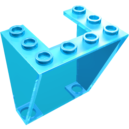 Part 4872 - Windscreen 3 x 4 x 4 Inverted - De BrickPlaats