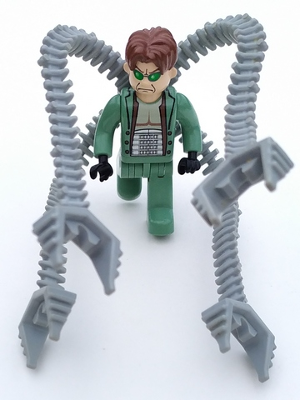 Minifig 4j005 - Dr. Octopus (Otto Octavius) / Doc Ock with Grabber Arms (Junior-fig) - De BrickPlaats