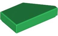 Part 5091 - Tile, Modified 1 x 2 Wedge Left - De BrickPlaats