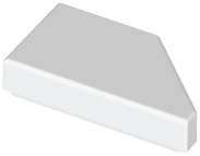 Part 5091 - Tile, Modified 1 x 2 Wedge Left - De BrickPlaats