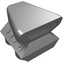 Part 50943 - Vehicle, Air Scoop Engine Top 2 x 2 - De BrickPlaats