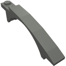 Part 50967 - Slope, Curved 8 x 1 x 1 2/3 with Arch and 2 Recessed Studs - De BrickPlaats