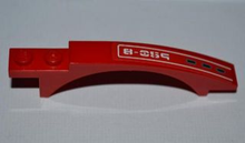 Part 50967pb003R - Slope, Curved 8 x 1 x 1 2/3 with Arch and 2 Recessed Studs with Vents and '8-059' Pattern Model Right Side (Sticker) - Set 8059 - De BrickPlaats