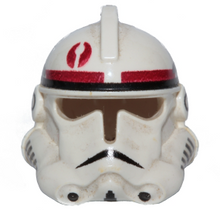 Part 50995pb02 - Minifigure, Headgear Helmet SW Clone Trooper Ep.3 with Dark Red Mark Pattern - De BrickPlaats
