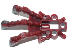 Part 53562pb01 - Bionicle Foot Piraka Clawed with Marbled Pearl Dark Gray Pattern - De BrickPlaats