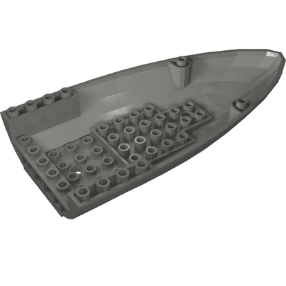 Part 54090 - Aircraft Fuselage Forward Bottom Curved 8 x 16 - De BrickPlaats