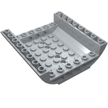 Part 54091 - Slope, Curved 8 x 8 x 2 Inverted Double - De BrickPlaats